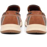 Pavers Tan Wide Fit Slip-On Boat Shoes