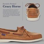 Sebago Docksides Men's Brown Boat Shoes, Size 9.5