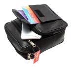 Real Leather Travel Shoulder Bag for Men & Women