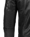 Men's Black Cafe Racer Leather Biker Jacket
