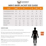 Men's Distressed Tan Leather Cafe Racer Jacket