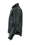 Men's Leather Motorcycle Jacket with Armor
