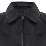 Men's Classic Black Genuine Leather Harrington Jacket