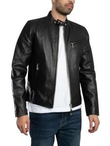 Schott NYC Men's Black Jacket, Size Medium