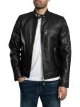 Schott NYC Men's Black Jacket, Size Medium