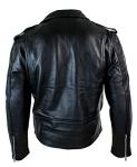 Men's Black Real Leather Biker Jacket