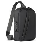 Men's Waterproof Crossbody Sling Bag with USB Port