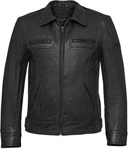 Men's Vintage Leather Jackets in Brown, Red, Black