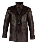 Charlie LONDON Men's Vintage Brown Leather Jacket