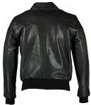 Charlie London Black Real Leather Bomber Jacket for Men