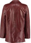 Charlie LONDON Men's Wine Red Leather Jacket