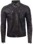 Super Soft Black Leather Fashion Jacket for Men