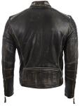Aviatrix Men's Retro Leather Jacket in 3XL