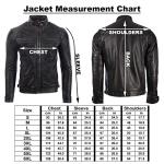 Men's Real Leather Crosshatch Fashion Jacket, 6XL