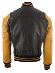 Men's Leather Baseball Varsity Bomber Jacket XL