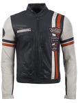 Men's Soft Leather Retro Biker Jacket
