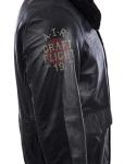 Men's Super-Soft Leather Aviator Bomber Jacket 4XL