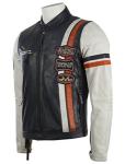 Men's Soft Leather Retro Biker Jacket