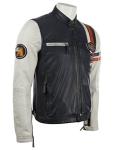 Men's Soft Leather Retro Biker Jacket