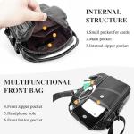 Men's Vintage Leather Crossbody Shoulder Bag