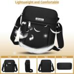 Stylish Black Crossbody Bag for Men
