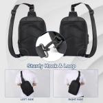 Men's Waterproof Crossbody Sling Bag with USB Port