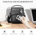 Men's Vintage Leather Crossbody Shoulder Bag