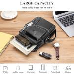 Men's Vintage Leather Crossbody Shoulder Bag