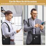 Stylish Black Crossbody Bag for Men