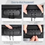 Men's Waterproof Crossbody Sling Bag with USB Port