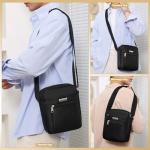 Stylish Black Crossbody Bag for Men