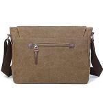 Stylish Brown Canvas Messenger Bag for Men