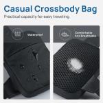 BROADREAM Water Resistant Crossbody Sling Bag