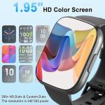 1.95" HD Smartwatch with Health & Fitness Tracking
