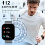 1.95" HD Smartwatch with Health & Fitness Tracking