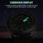 Vicloon Men's Analogue Military Watch with Glow Features