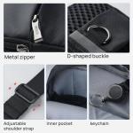 BROADREAM Water Resistant Crossbody Sling Bag
