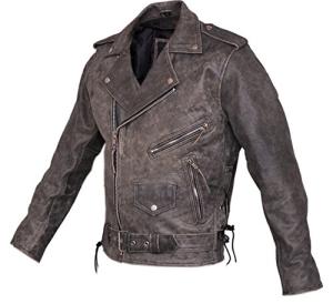 Marlon Brando Vintage Stonewash Leather Jacket - XL
