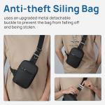 BROADREAM Water Resistant Crossbody Sling Bag