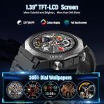 Men's Military Smart Watch with Fitness Tracker