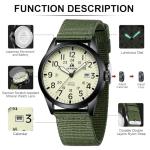 Men's Waterproof Tactical Army Watch with Date