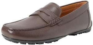 Geox Men's Dark Brown Moccasin Size 9.5
