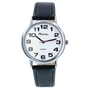 Ravel Unisex Big Number Easy Read Watch