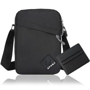 Men's Small Crossbody Bag with Adjustable Straps