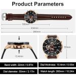 OFFCUP Men's Chronograph Leather Watch - Elegant Style