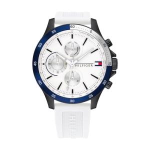 Tommy Hilfiger Men's Quartz Watch with White Band