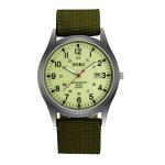 Men's Military Style Canvas Strap Sports Watch
