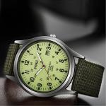 Men's Military Style Canvas Strap Sports Watch