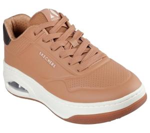 Skechers Men's Uno Court Low Trainers - Tan