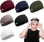 6 Pack Non-Slip Sports Headbands for Everyone